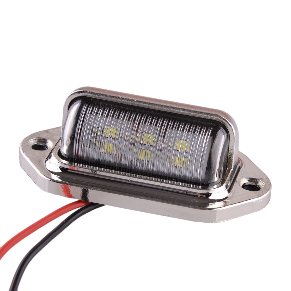 4 個防水 LED デッキ礼儀船尾トランサムナンバープレートライト車マリンボートトレーラーオートバイトラック 12V-24V