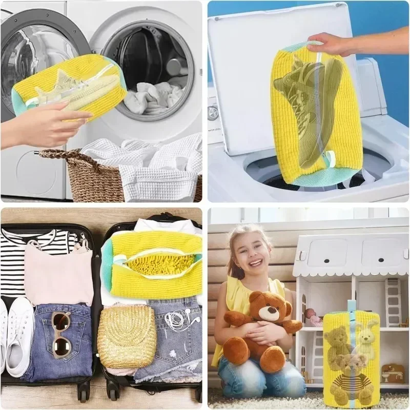 Sneaker Wasnetzak Om pantoffels te wassen Schoenenwasnet Wasmachinetas Slippers Schoenen Tassen Slippers Waspantoffels Schoenentas