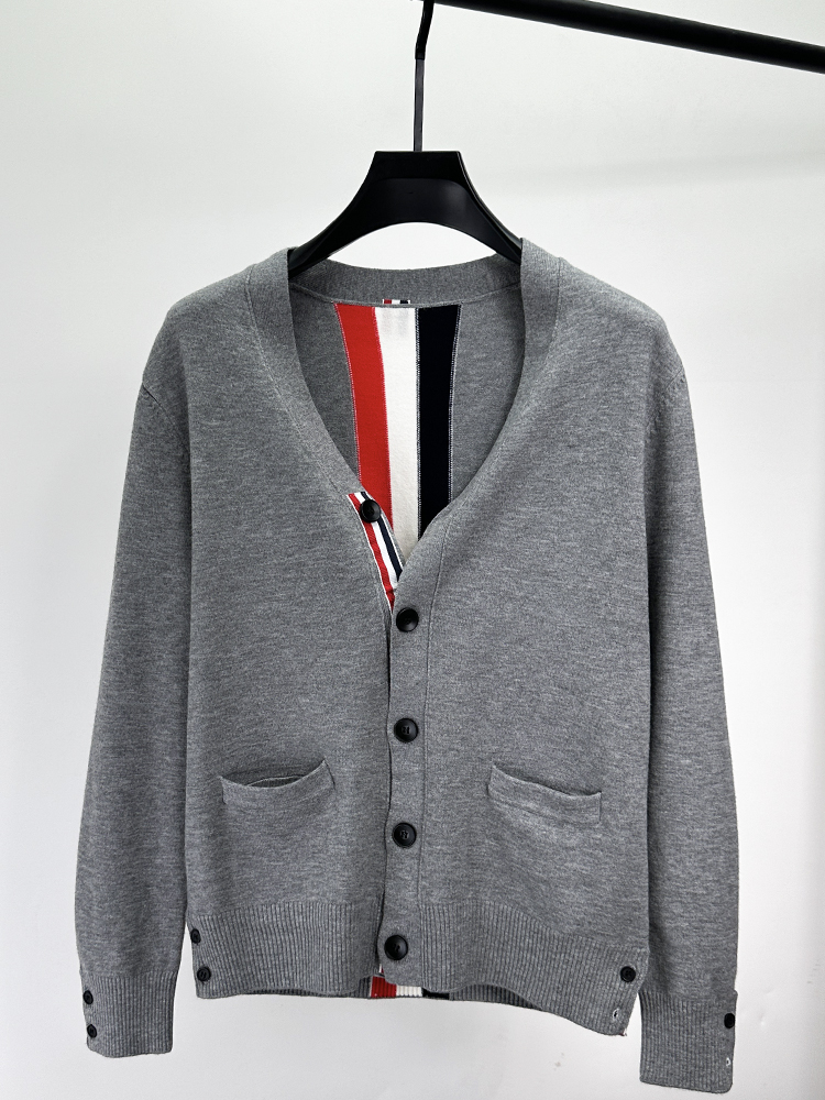 Camisola de cardigan de alta qualidade masculina, jaqueta de outono e inverno, estilista, solta casual, malhas coreanas com decote em v, nova
