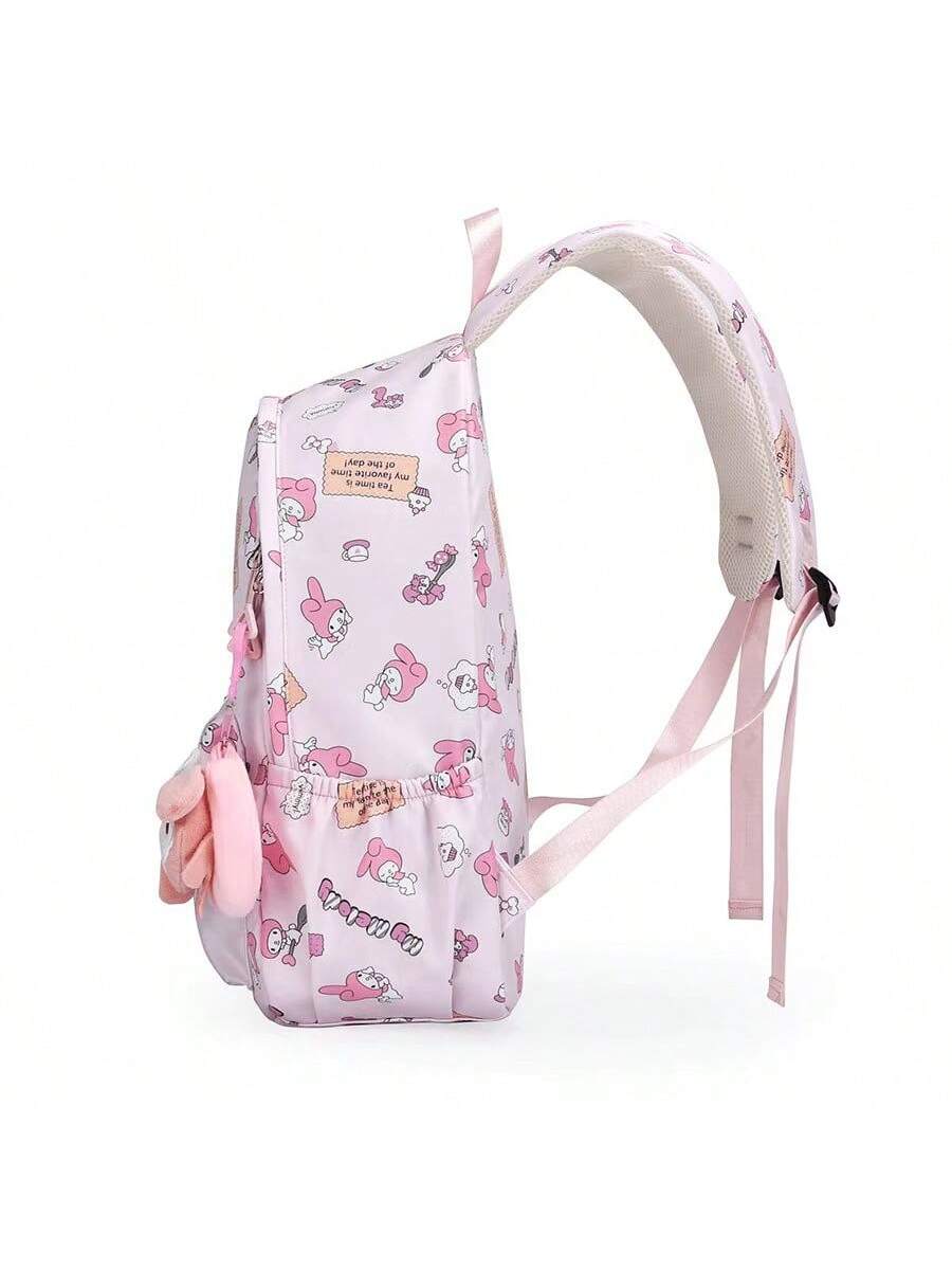 Zaino Sanrio, borsa elegante Kawaii, zaino Colorblock da donna, zaino pieghevole per esterni di grande capacità
