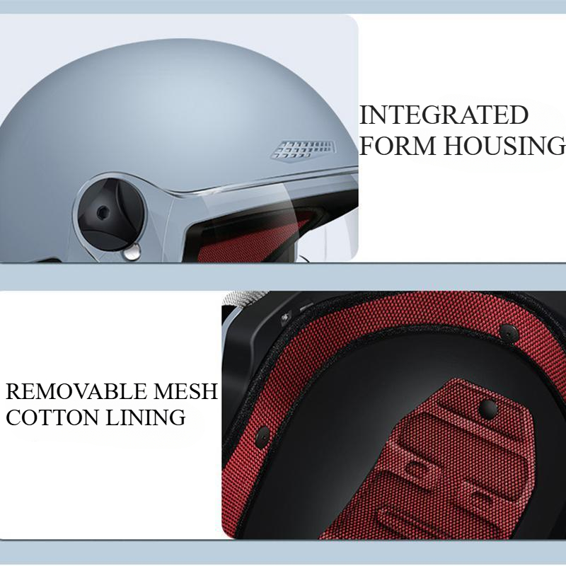 Cycling Helmet Breathable Sun Resistant All Season Wearing High-definition Anti Fog ESPBuffer Layer 3C Certification Electriccar
