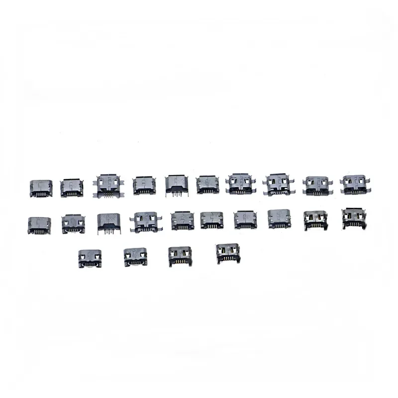 240PCs 24 models micro USB connector socket Jack for MP3/4/5 assorted kit with box