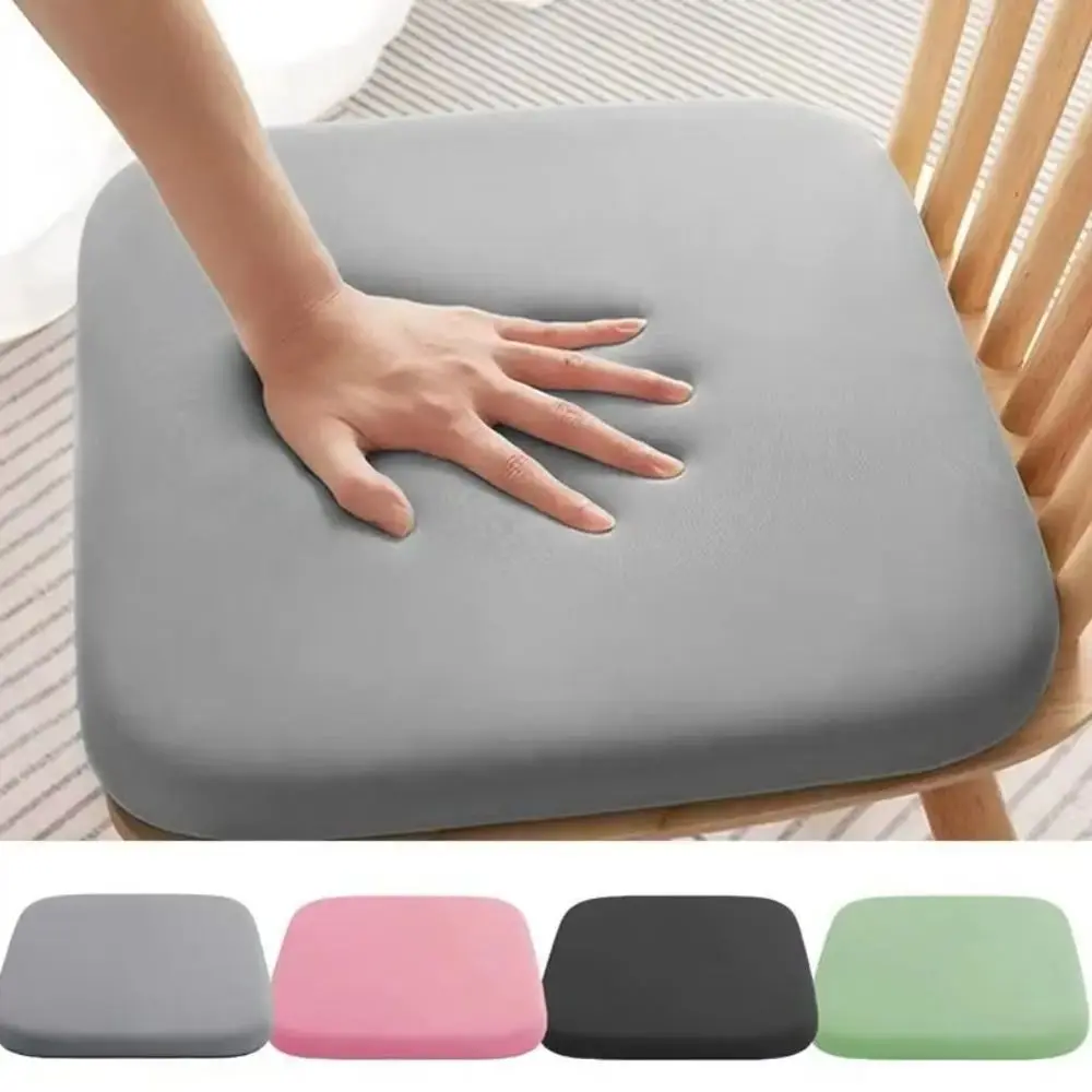 Nuevo cojín de asiento de esponja elástica, almohadillas suaves de espuma para respaldo de rebote para oficina, almohadilla de asiento cómoda y transpirable para sentarse durante mucho tiempo