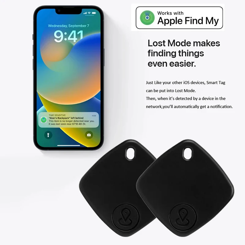 Mini Smart iTag Bluetooth GPS Tracker Key Hochpräzise Standortverfolgung über Apple Find My APP Reminder Positioner für iPhone