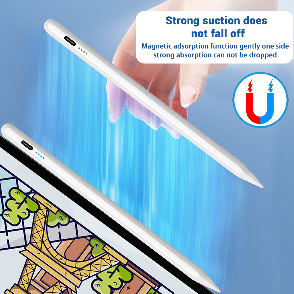 Lápiz de rechazo de palma para Apple, accesorios para iPad 2022, 2021, 2020, 2019, 2018 Pro, 11, 12,9, Air Mini Stylus