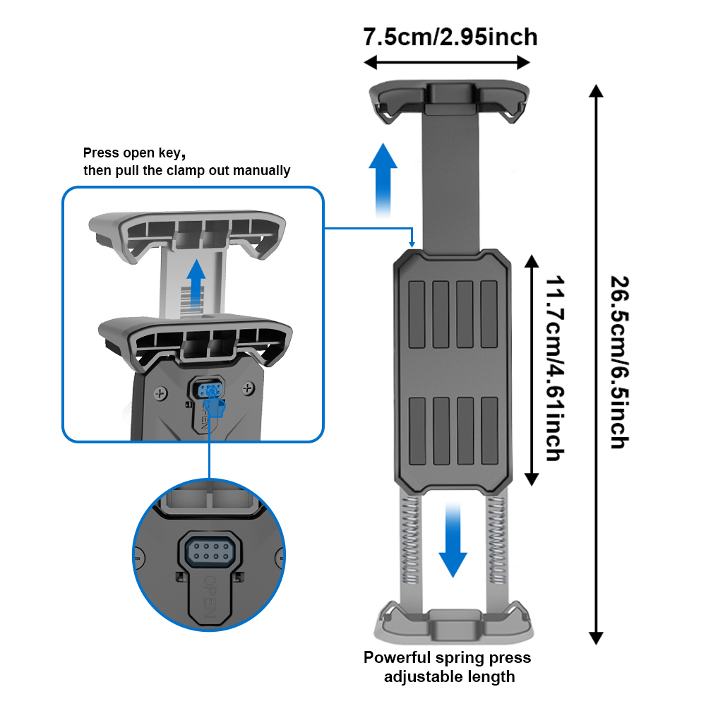 Support de tablette de voiture pour Samsung Galaxy Z Fold 4 3 2 IPhone IPad Rro Mini support GPS Air support de téléphone de voiture tableau de bord pare-brise