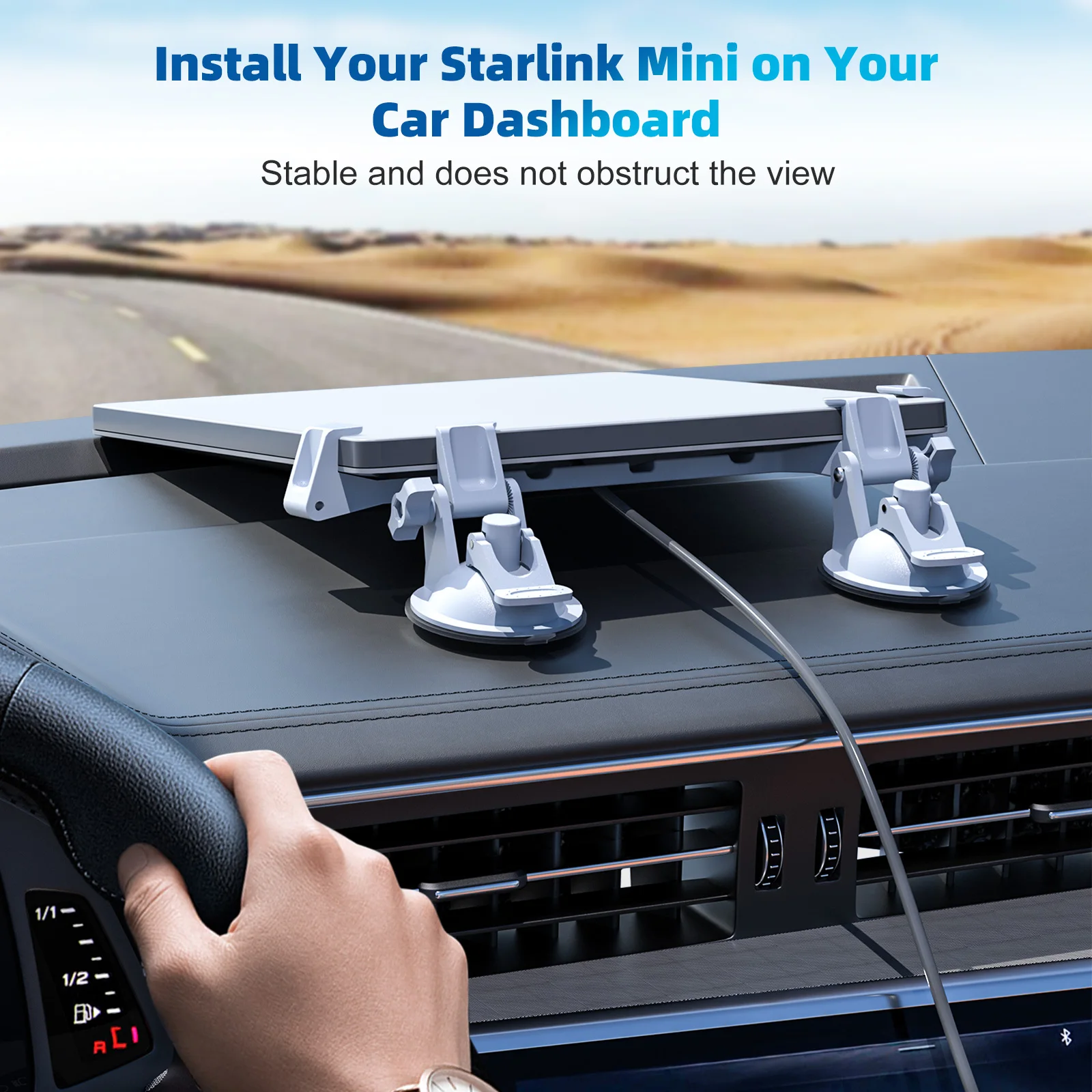 สําหรับ Starlink Mini Mount ดูดถ้วยสําหรับซันรูฟรถยนต์ Starlink Mini จาน moonroof วงเล็บยึดสําหรับรถยนต์ RVs เรือหลังคาแก้ว