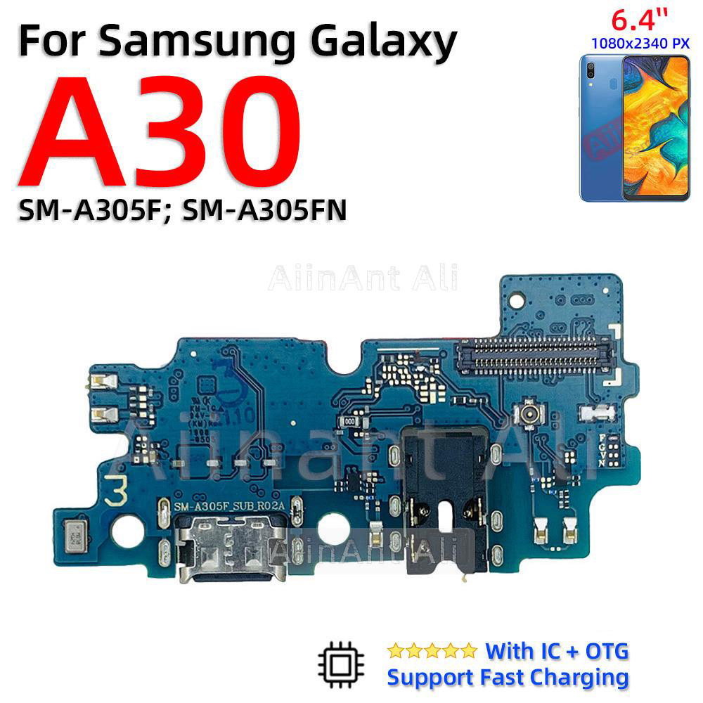 AiinAnt USB Schnelle Lade Dock Ladegerät Flex Kabel Für Samsung Galaxy A30 A30s A31 A32 A32 A33 A34 A40 A40s A41 a42 4G 5G Teile
