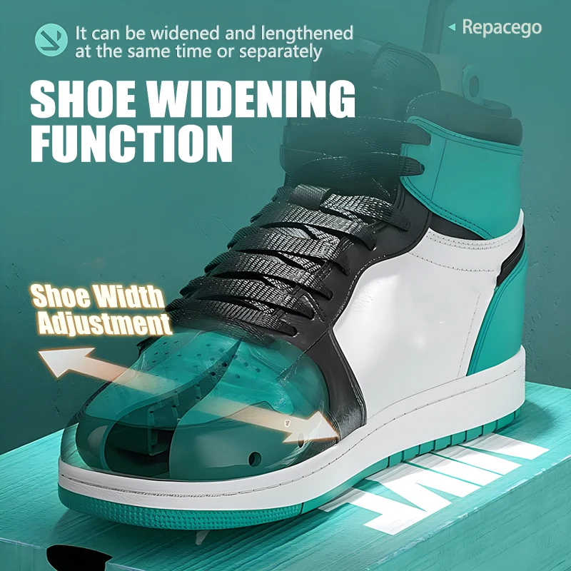 Repacego 1 Piece Shoe Stretcher Shoe Trees Universal Unisex Women Men Adjustable Length Width high low top shoes Extender Keeper