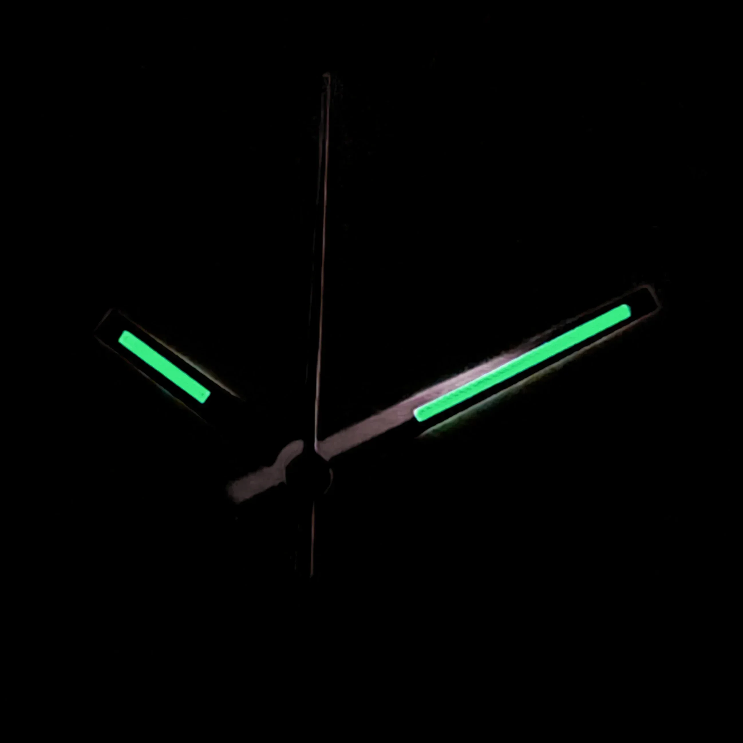 Aiguilles de montre modifiées, aiguille de journal lumineuse verte, argent, or, Rose, accessoires de montre pour mouvement NH35/NH36/4R/7S