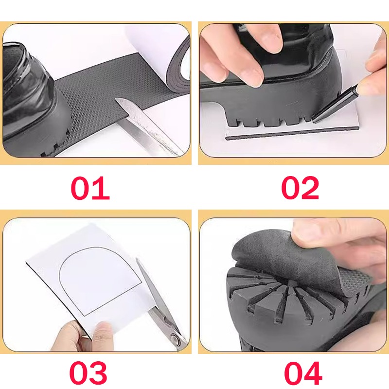 100 cm rutschfeste Schuhe Aufkleber Frauen Männer schwarz nicht klebende Fersensohle Protektoren weiche elastische Schuhe Pflege Pads Mode-Accessoires