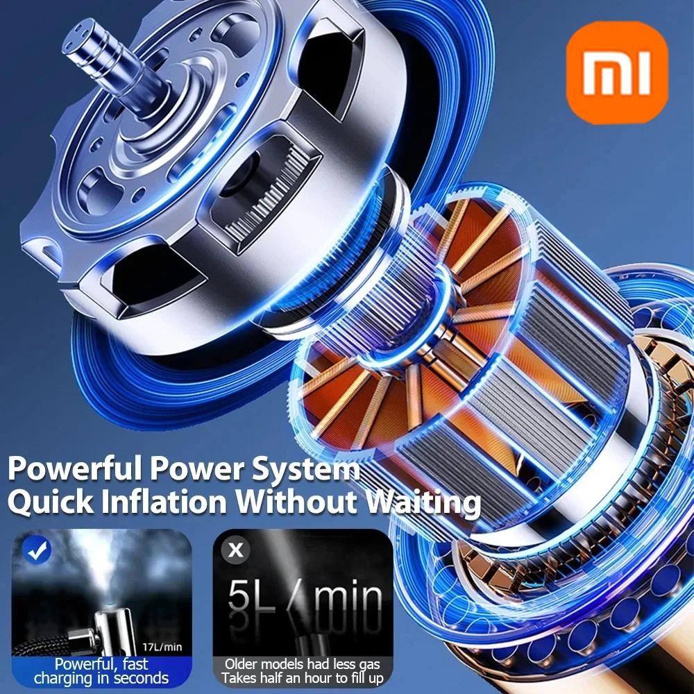 Xiaomi Mini Air Pump Digital Tire Inflator Car Portable Air Compressor Pump for Auto Car Motorcycle Bicycle Inflatable New style