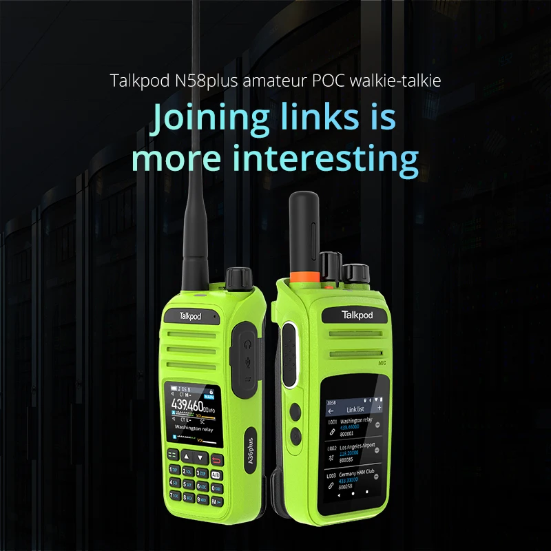 Talkpod N58PLUS Radio LTE POC 4G Wifi Bluetooth grabación 3200mAh GPS PTT pantalla táctil Zello Android InterPhone N58 versión mejorada