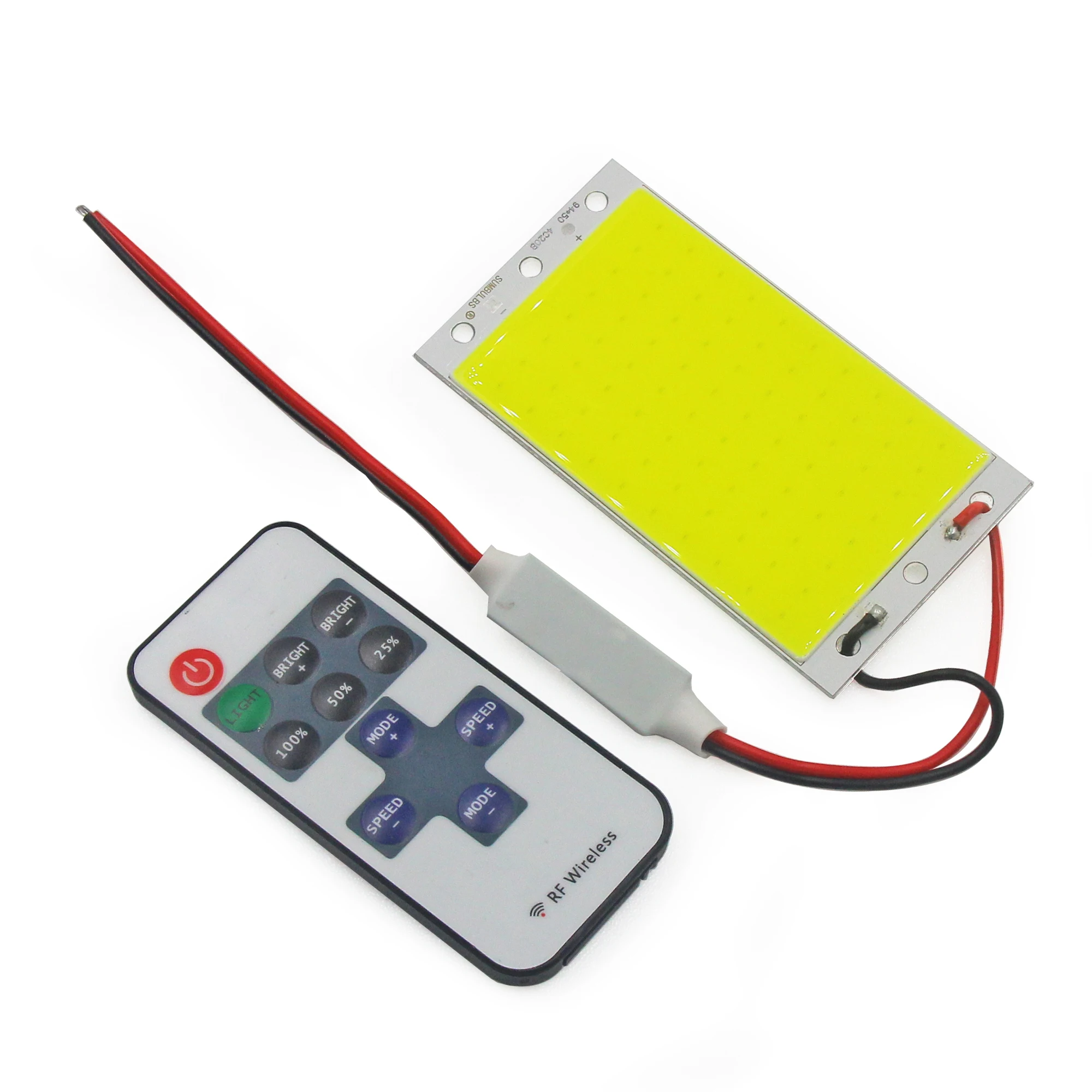 Âm Trần 12V COB Đèn LED Panel 94X50MM 15W Siêu Sáng Ấm Tự Nhiên Trắng Lạnh dải Xanh Đèn Sóng RF Bộ Điều Khiển