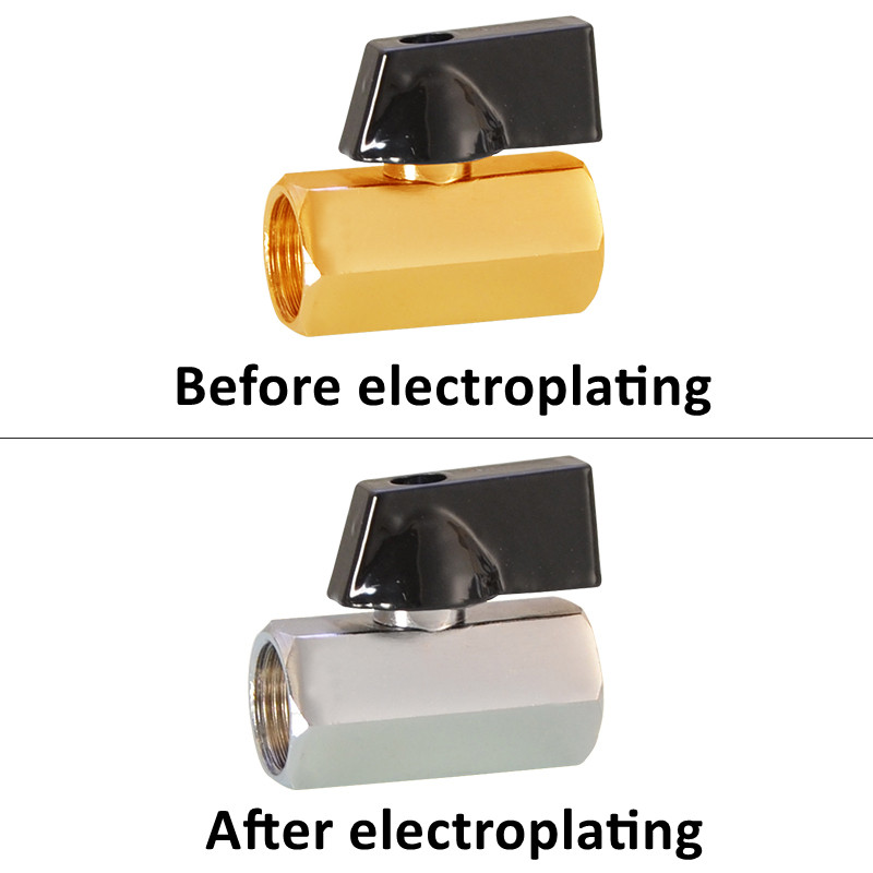 Válvula de esfera de bronze 1/8 "1/4" 3/8 "1/2" bsp rosqueada preta mini válvula macho para fêmea compressor de ar água gás óleo válvula de corte