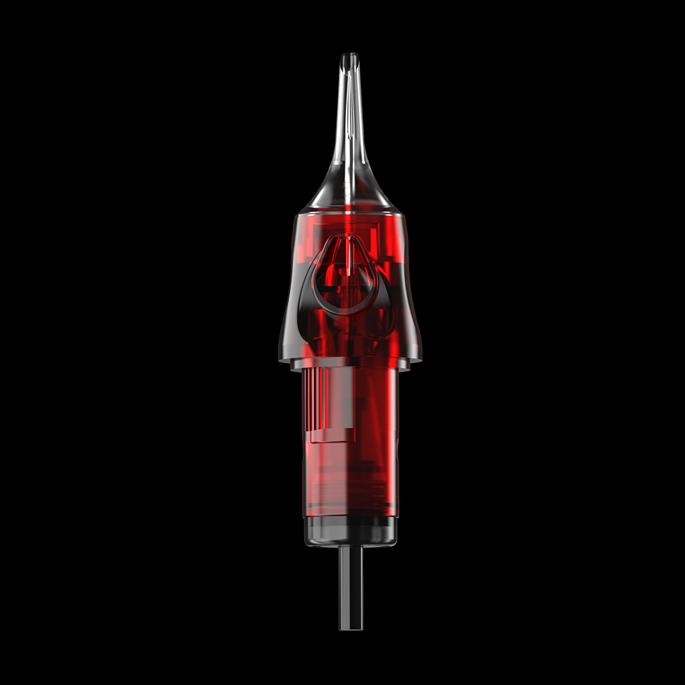 Cartucho de agujas de tatuaje CNC, aguja de seguridad esterilizada desechable RS/RL/RM/M1 con membrana para máquinas rotativas de tatuaje, 20 unids/caja