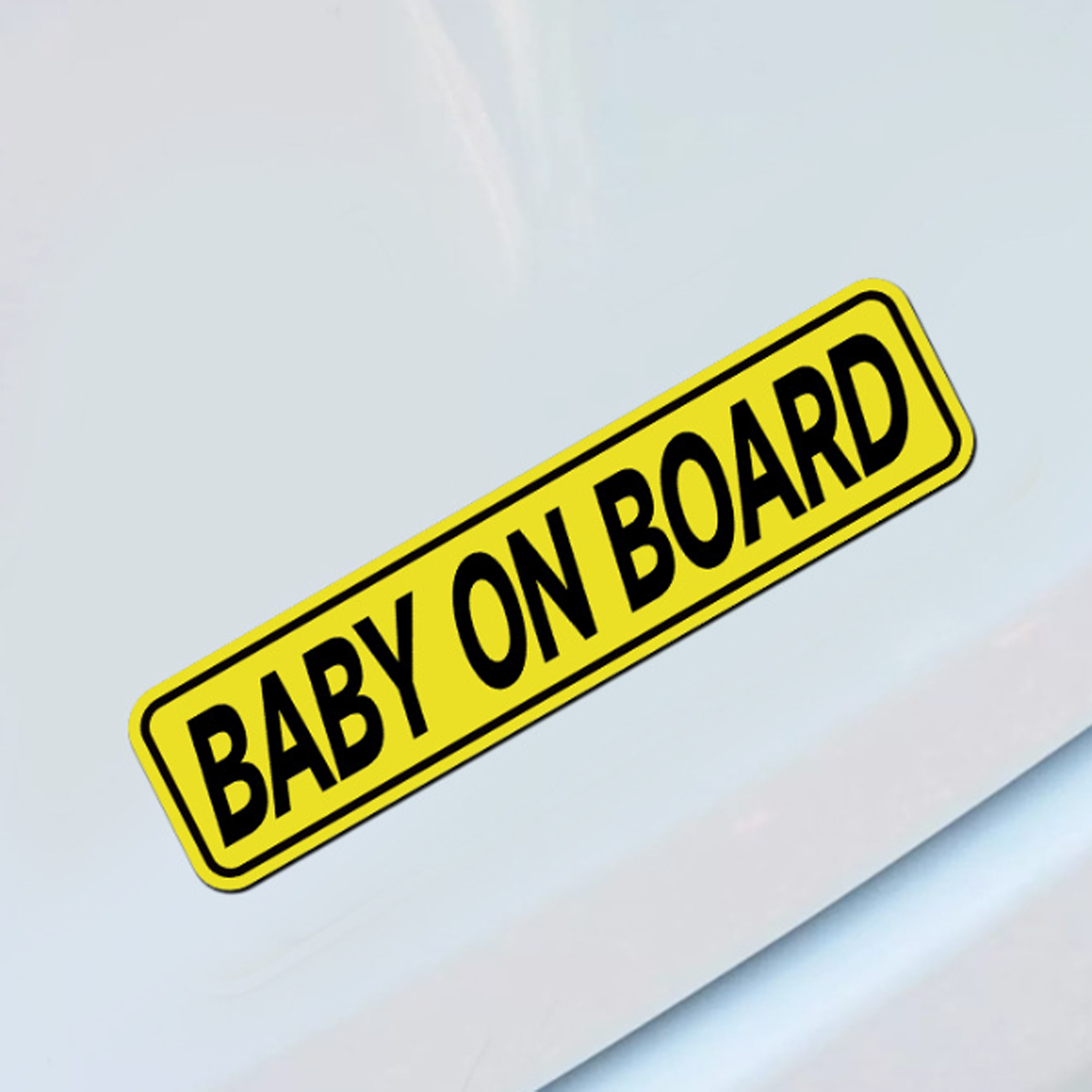 Baby On Board Magnetic Reflective Sticker for Car Safety Warning Reflector Tape Decal Car Accessories Exterior Reflector Sticker