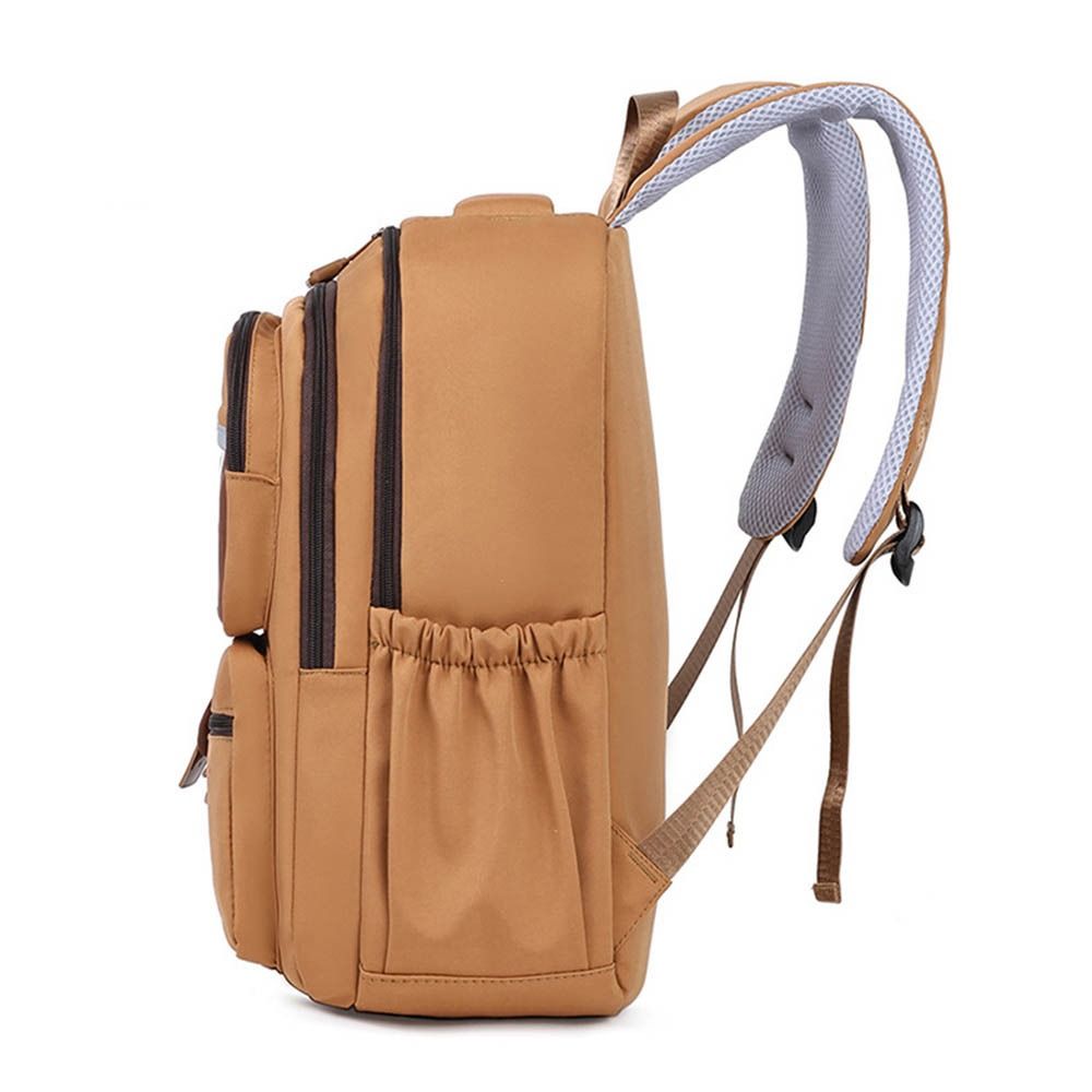 대용량 Capybara 배낭 조절 가능한 스트랩 나일론 귀여운 동물 Bookbag 경량 멀티 포켓 학생 학교 가방