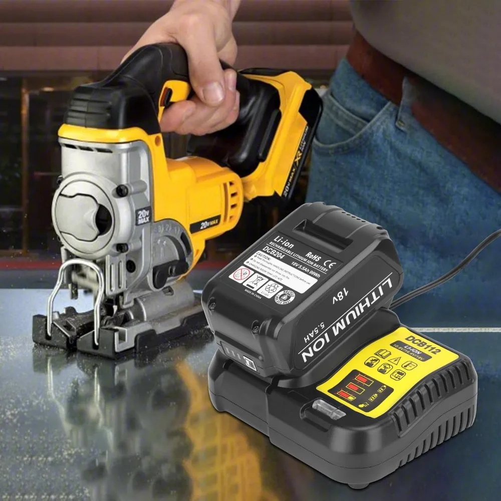 DCB112 แบตเตอรี่ Li-Ion สําหรับ DeWalt 10.8V 12V 14.4V 18V 20V DCB200 DCB101 DCB115 DCB107 DCB105 DCB140 DCB118 DCB102 DCB104