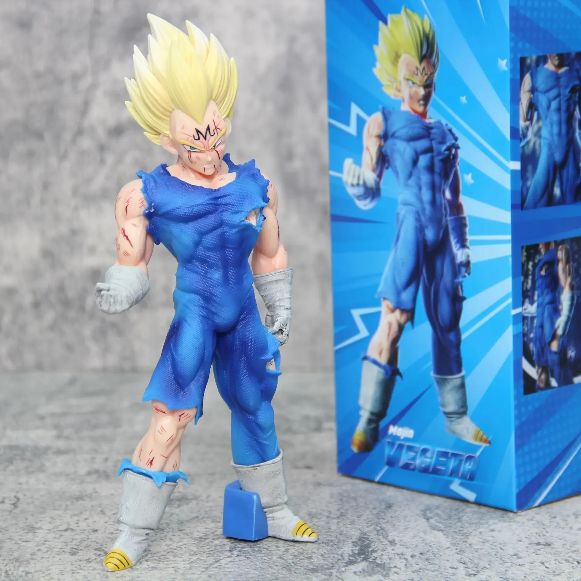 20 cm/7.8 pollici Dragon Ball Z personaggio anime Vegeta smonizzato Super Saiyan PVC Action Figure Modello Statua Collezione Giocattoli Regalo
