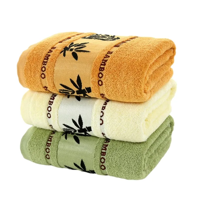 Juego De toallas De baño De fibra De bambú para adultos, toallas gruesas y absorbentes De lujo para el hogar, 1/4/6