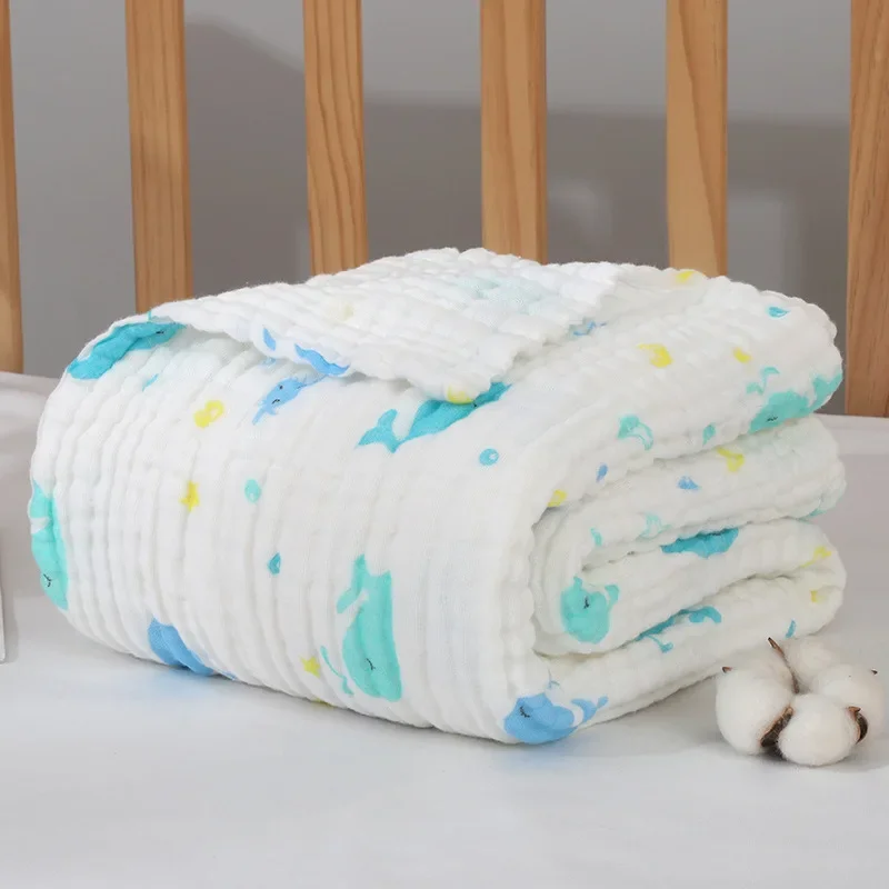 모슬린 사각형 기저귀 모슬린 Swaddle 대나무 아기 담요 신생아 아기 Swaddle Wrap 아기 담요 신생아 면화 Manta Bebe