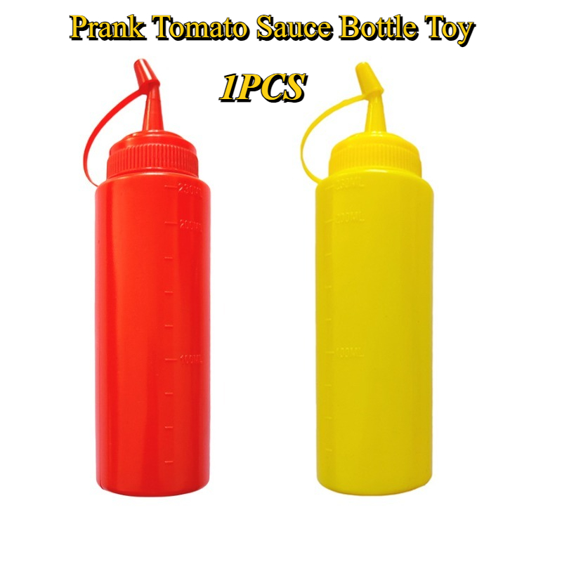 1 шт. забавные игрушки для розыгрышей, поддельные бутылки для кетчупа, розыгрыши, томатный соус, игрушки для розыгрышей, фестиваль, реквизит для вечеринки, ложная розыгрыш на Хэллоуин