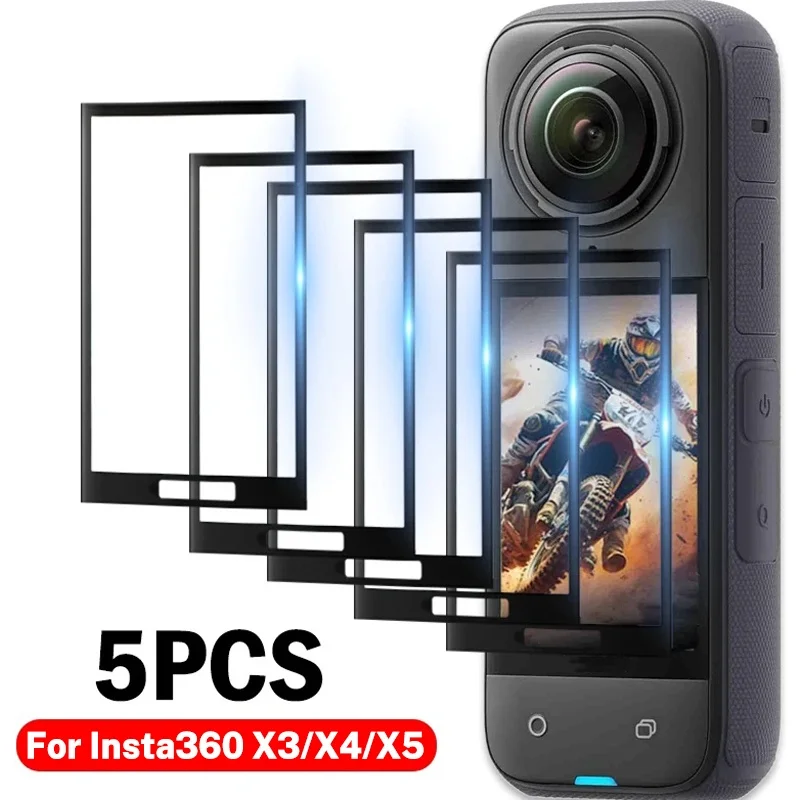 1-5 шт. 3D изогнутая защитная пленка для экрана для Insta360 One X3 X4 X5, гибкая пленка для экрана дисплея для экшн-видеокамер Insta360 X5