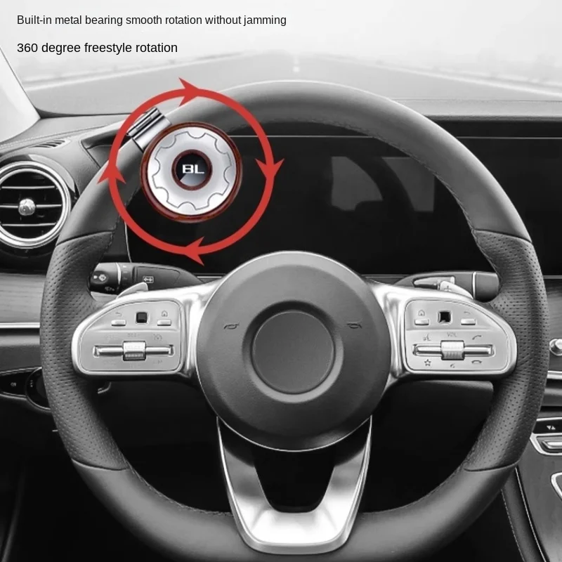 Auto Stuurwiel Booster Bal Draaien Spinner Knop Lager Power Handvat Roterende Universele Auto Accessoires Arbeidsbesparende Kit