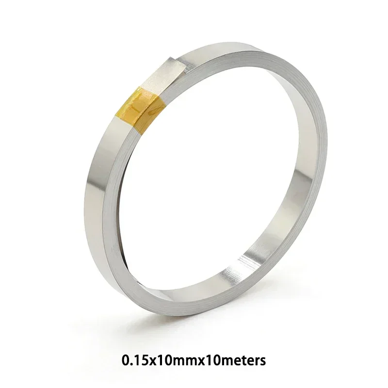 10m/Roll 18650 Li-ion Battery Nickel Plated Strip Connector 0.1mm 0.12mm 0.15mm 0.2mm Battrey Connector Spot Weld Steel Belt