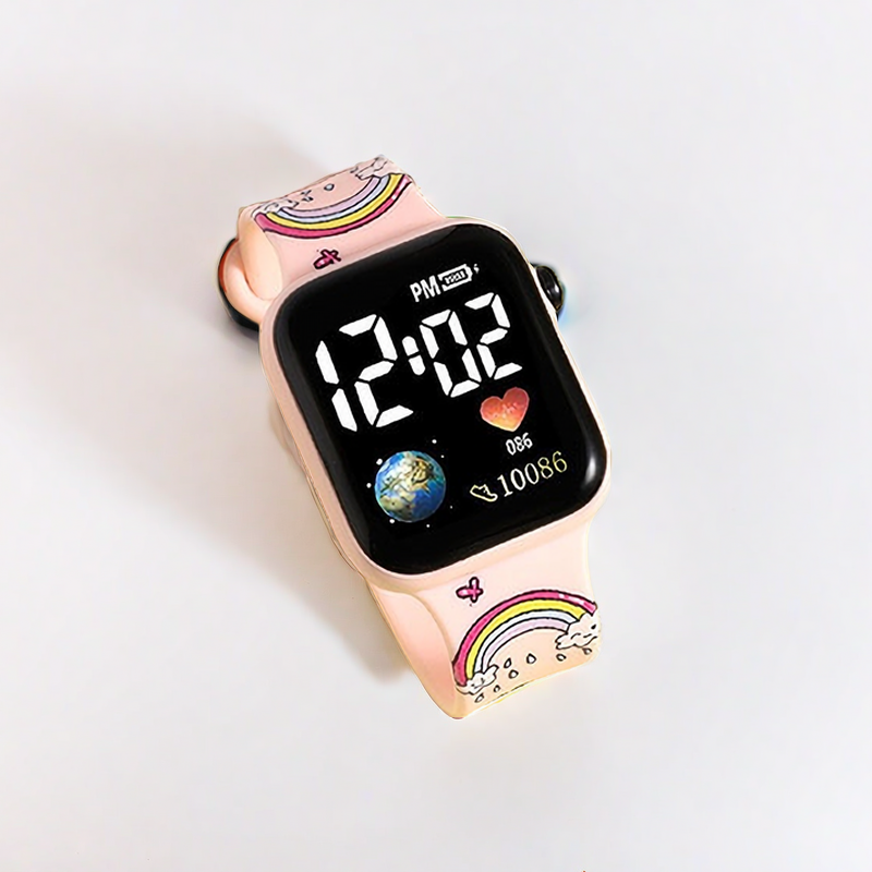 Nuovo Punto Bambini Orologi Ragazze Reloj Inteligente Para Niños Niña Reloj Hello Kitty Orologio Digitale Donne Relógio Infantil