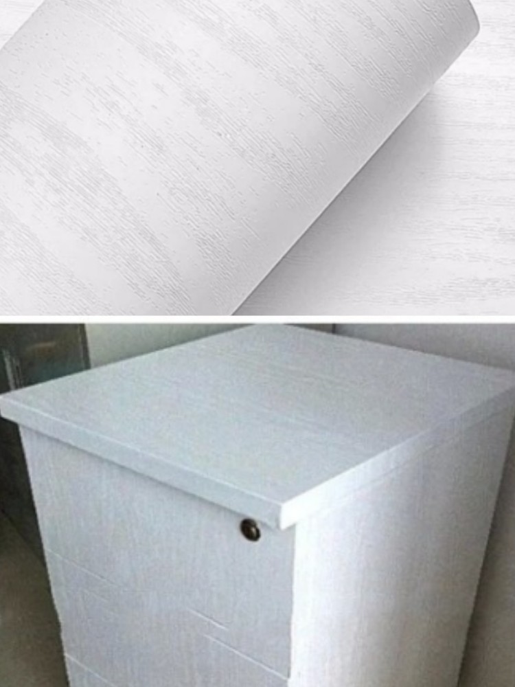 Papel de parede espessante de grão de madeira preta, filme boeing, móveis, armário de cozinha, pvc, adesivos autoadesivos, papel de parede de vinil de cozinha