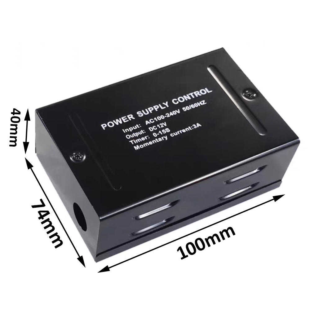 Sistema de Control de Acceso de puerta DC 12V, fuente de alimentación con interruptor 3A 5A AC 100 ~ 240V para cerradura eléctrica, sistema de Control de acceso de huellas dactilares RFID