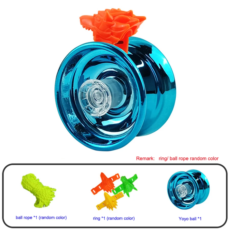 Professioneller Yo-Yo-Ball aus Aluminium und Metall für Kinder und Anfänger, wettbewerbsfähiger Yo-Yo-Ball, Yo-Yo-Ball für Erwachsene und Kinder mit Zubehör