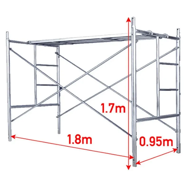 Frame Scaffold Construction Mobile Step Portal Scaffolding Heavy-duty Aluminum Ladder H Frame Scaffolding