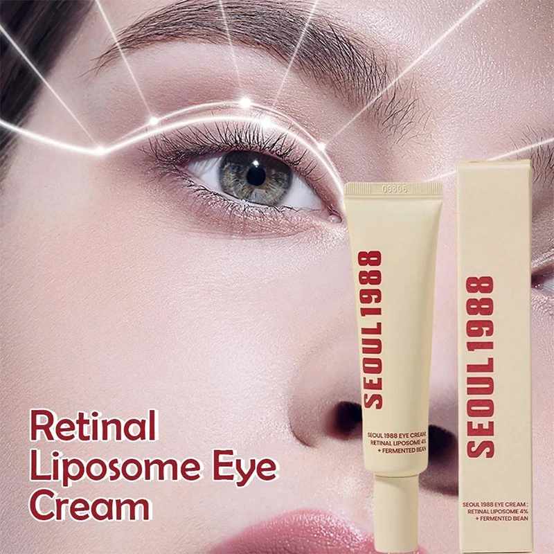 Seoul 1988 Firming Eye Cream 4% Retinol Liposome Care Cream Lightens Fine Lines Dark Circles Reduces Puffiness Lifts Eye Cream