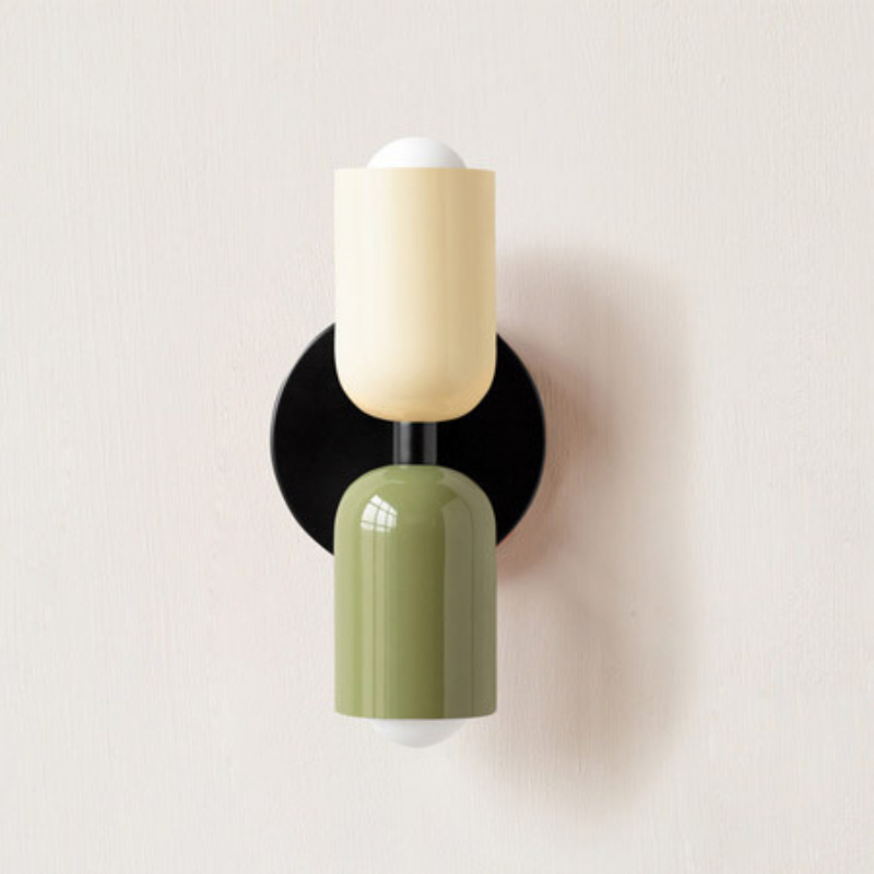 Lámpara de pared nórdica LED Simple Macaron, luces de pared para el hogar, luces interiores, dormitorio, mesita de noche, estudio, decoración para sala de estar, accesorios de iluminación