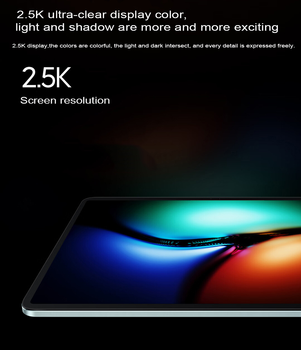 Pad 11 Pro 11.0 inch 2.5K Tablet  Android 13 16GB+1TB Snapdragon 8 gen2 octa-core 10000mAh supports Split-screen Mode Tablets