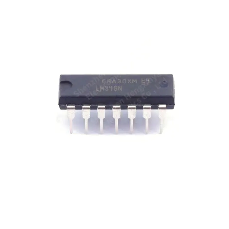 10pcs  LM348N package DIP-14 in-line quad operational amplifier