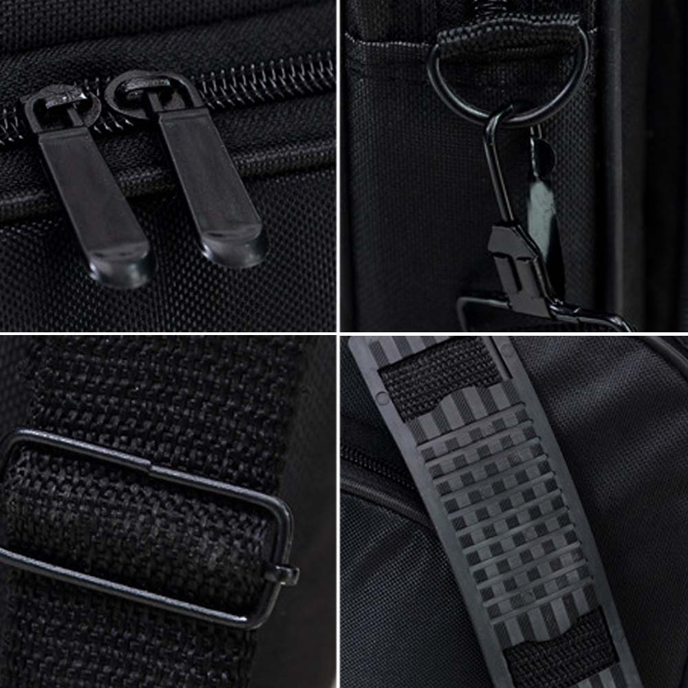 2024 Fashion Business portatile Unisex Nylon Computer borse cerniera spalla Laptop borse semplici valigetta nero bolso hombre