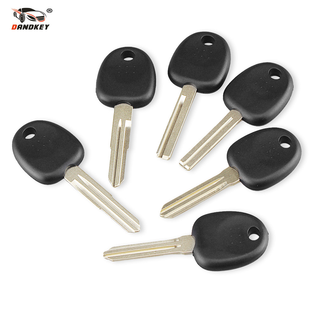 Dandkey Transponder Chip Key Shell Uncut Blank Case For Kia For Hyundai Accent Coupe  Excel Getz Lavita TiburonTucson