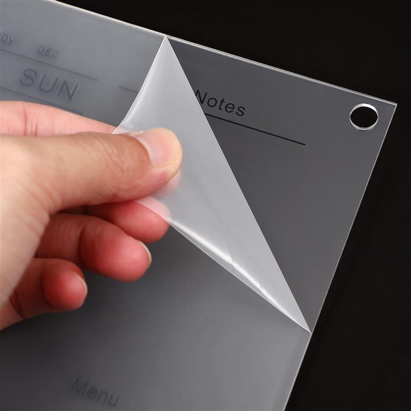 Agenda settimanale calendario magnetico tavole da massaggio trasparenti Display lavagna per messaggi da appendere a parete in acrilico scritto a mano