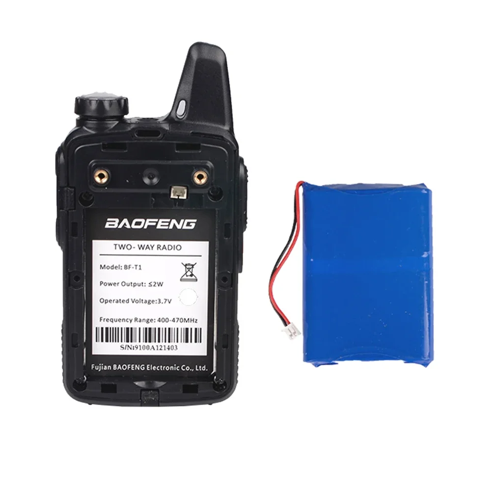 Baofeng BF-T1 Mini Walkie Talkie UHF แบบใช้มือถือวิทยุ Bft1วิทยุแบบพกพา FM Transceiver เด็ก5Km CB วิทยุ Intercom