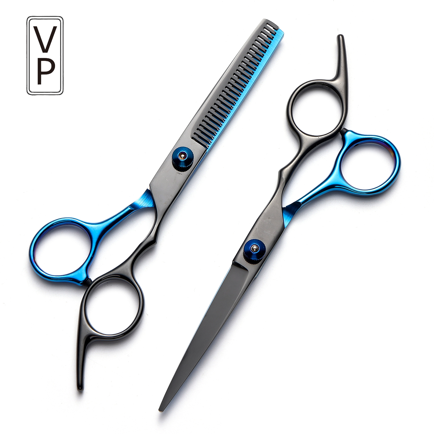 VP-Tijeras profesionales de peluquería, herramientas de corte de pelo para peluquero y aseo de mascotas, 6"