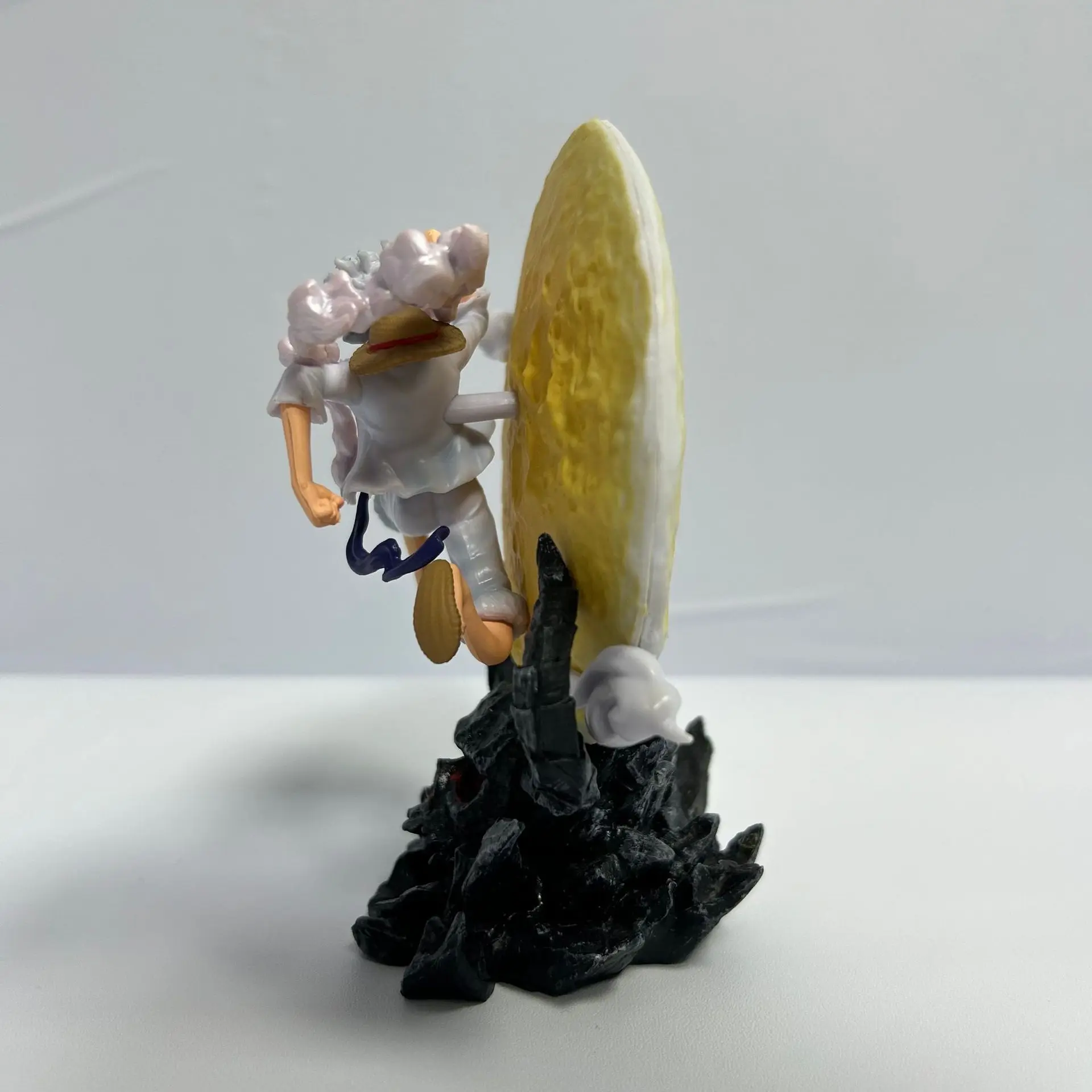 Een Stuk Luffy Nika Run To The Moon Nachtlampje Action Figure Anime Figuur Joy Boy Standbeeld Model Collectie Kinderen Speelgoed Geschenken