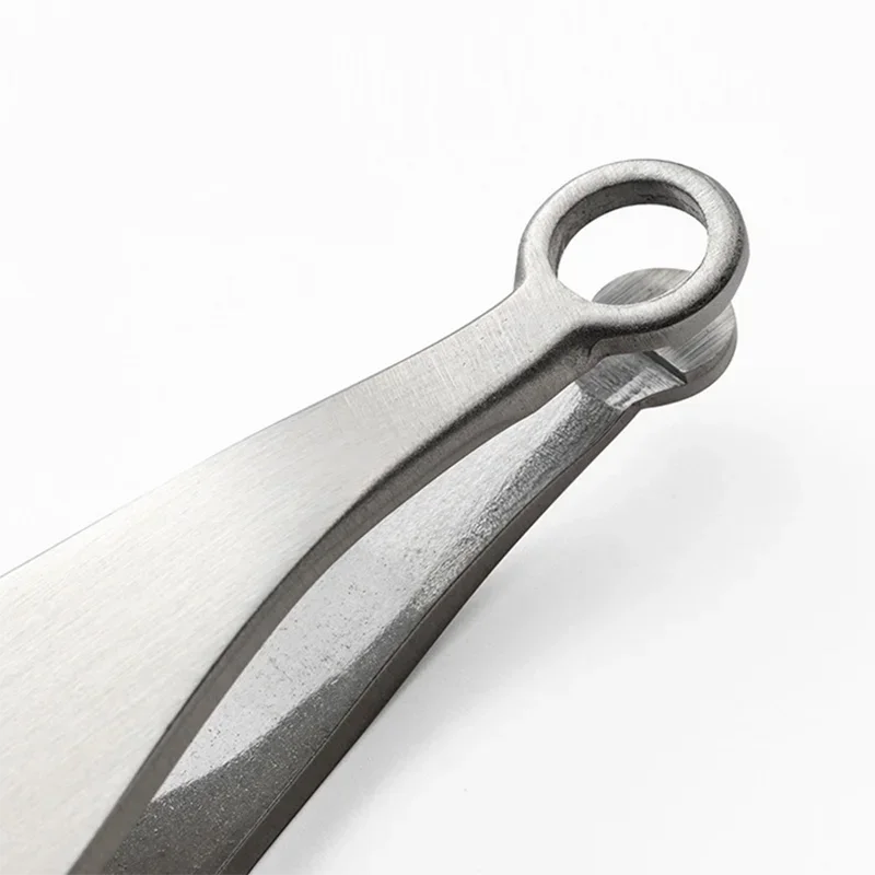 Pincettes universelles pour couper les poils du nez, en acier inoxydable, pour sourcils, nez, manucure, coupe du visage, ciseaux de maquillage, 1 pièce