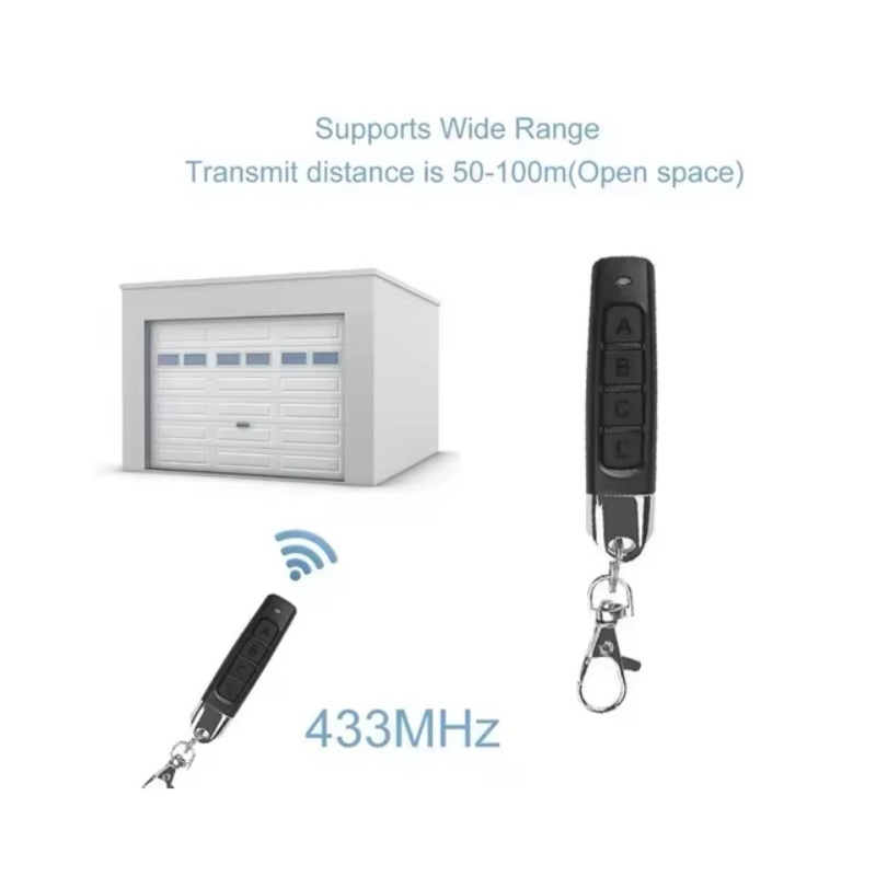 Ouvre-porte de Garage électrique, copie automatique 433MHz, télécommande, duplicateur, Code de clonage, transmetteur à 4 touches