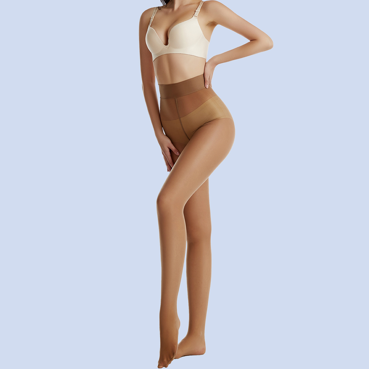 BONAS 20D Reißfeste Plus Größe XXL Strumpfhosen Sexy Hohe Elastizität Nylon Sommer Strümpfe Weibliche Glänzende Strumpfhosen Frauen Strumpfhosen