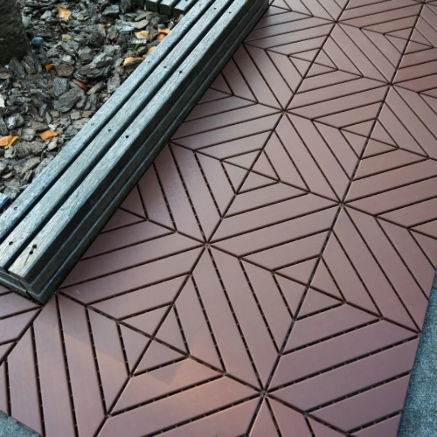 Plastic Interlocking Deck Tiles,44 Pack Patio Deck Tiles,12"x12" Square Waterproof Outdoor All Weather Use, Patio Decking Tiles