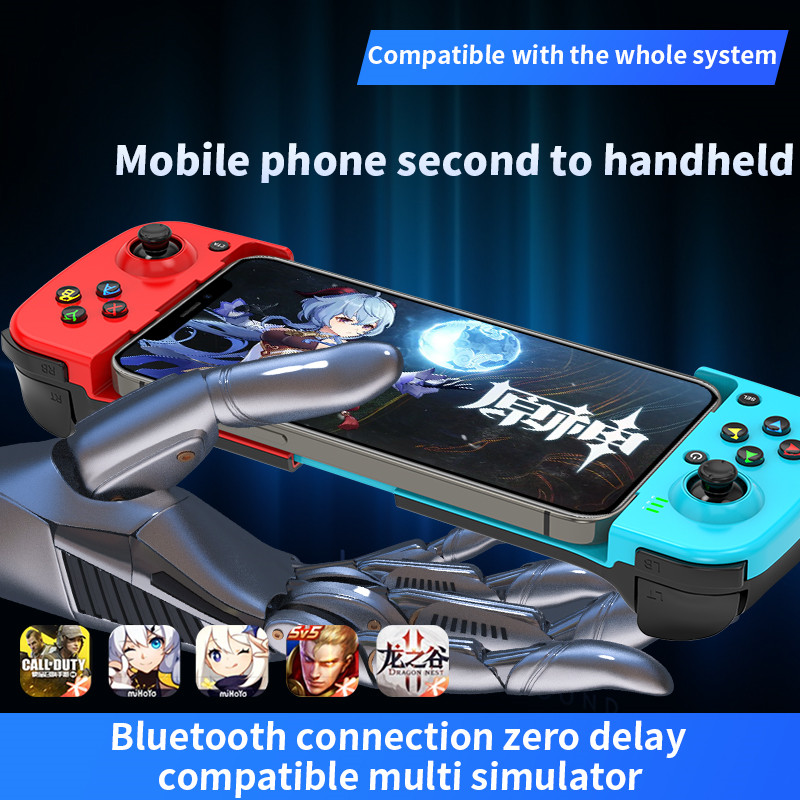 Controller per telefono cellulare gamepad con supporto espandibile per controller di gioco per controller di gioco mobile Android/iOS/Hongmeng